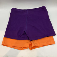 Size 10: Primary Purple/Orange 2pr Under Shorts