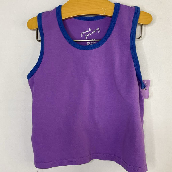 Size 12-18m: June and January Purple Tank/Bloomers