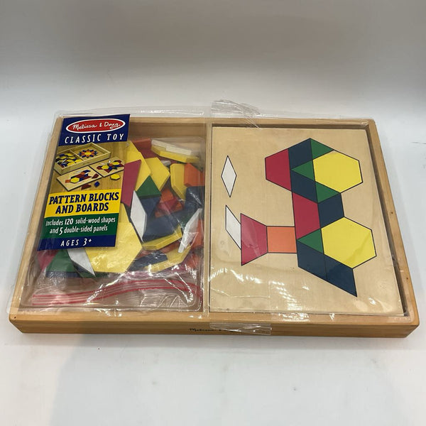 Melissa & Doug Pattern Blocks and Boards Set