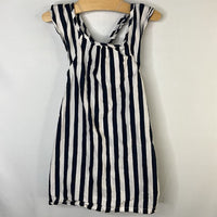 Size 4: Boden Navy/White Striped Strappy Blouse