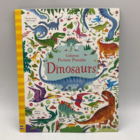 Usborne Picture Puzzles: DInos (paperback)