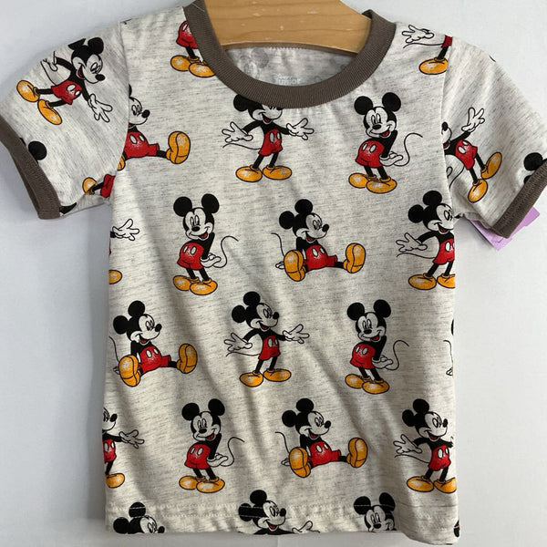 Size 18m: Disney Grey/Mulitcolor Mickey T-Shirt