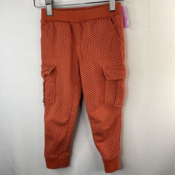 Size 3: Tea Orange Polka Dot Joggers