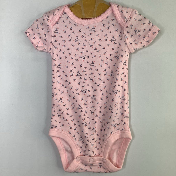 Size 3m: Carter's Pink Floral Onesie
