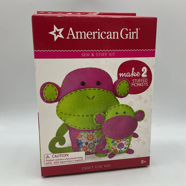 American Girl Sew & Stuff Kit 2pc Stuffed Monkeys