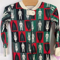 Size 3 (90): Hanna Andersson Red/Green Vader/Storm Troopers 1pc Zip-Up Holiday PJs