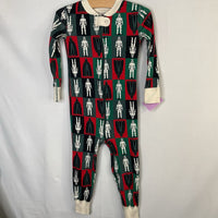 Size 3 (90): Hanna Andersson Red/Green Vader/Storm Troopers 1pc Zip-Up Holiday PJs