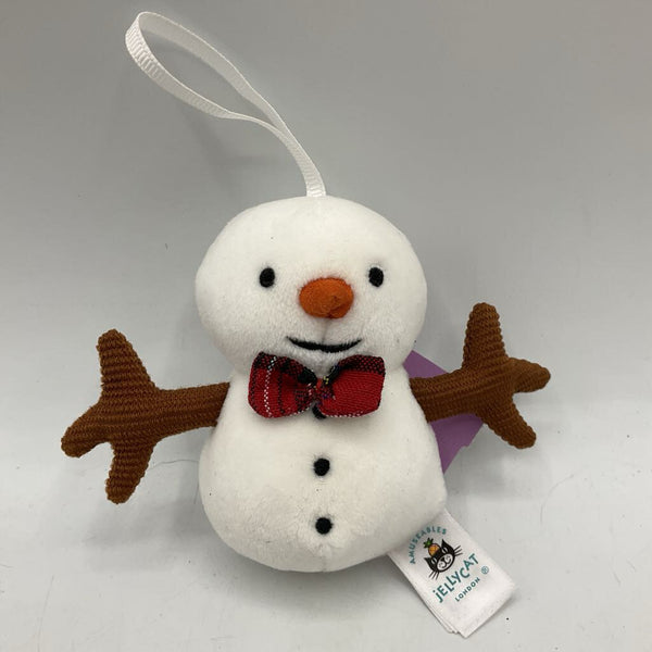 Jellycat Snowman Plush Ornament