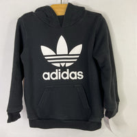 Size 12m: Adidas Black/White Pullover Hoodie