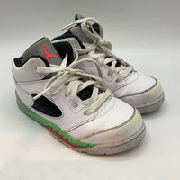 Size 9: Nike Air Jordan Retro Pro Stars White/Black/Green Sneakers