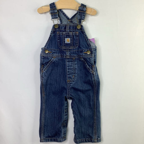 Size 9m: Carhartt Blue Denim Overalls