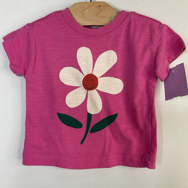 Size 3-6m (60): Hanna Andersson Pink Happy Flower T-Shirt