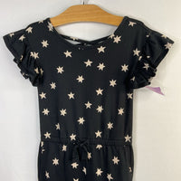 Size 5: Tea Black/White Stars Jumpsuit