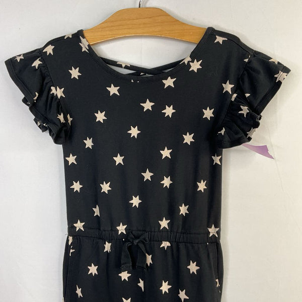 Size 5: Tea Black/White Stars Jumpsuit