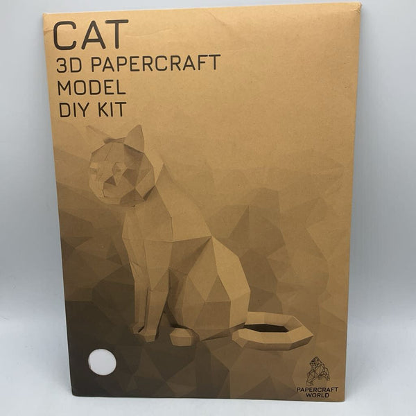 Cat 3D Model DIY Kit