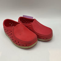 Size 8-9: Native Red Perforated Slip-On Shoes