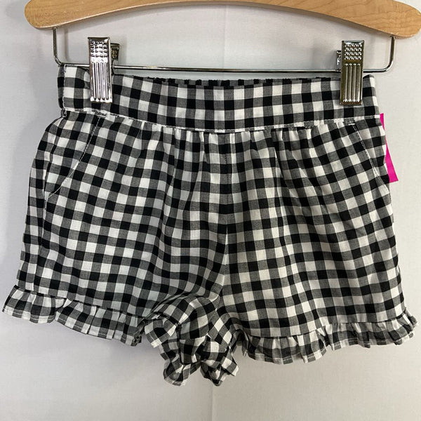 Size 18-24m: Janie and Jack White/Black Ruffle Trim Soft Waist Shorts