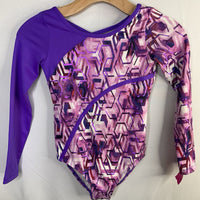 Size 7-8: Capezio Purple Geo Print Leotard