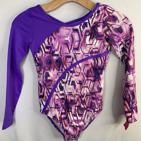 Size 7-8: Capezio Purple Geo Print Leotard