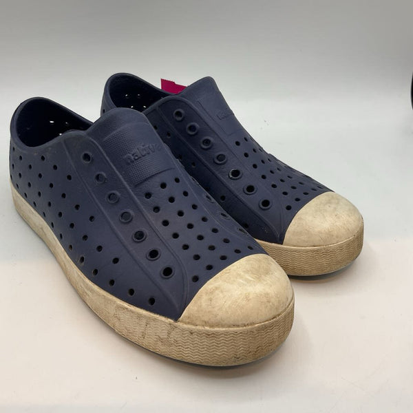 Size 3Y: Native Navy Slip On Shoes