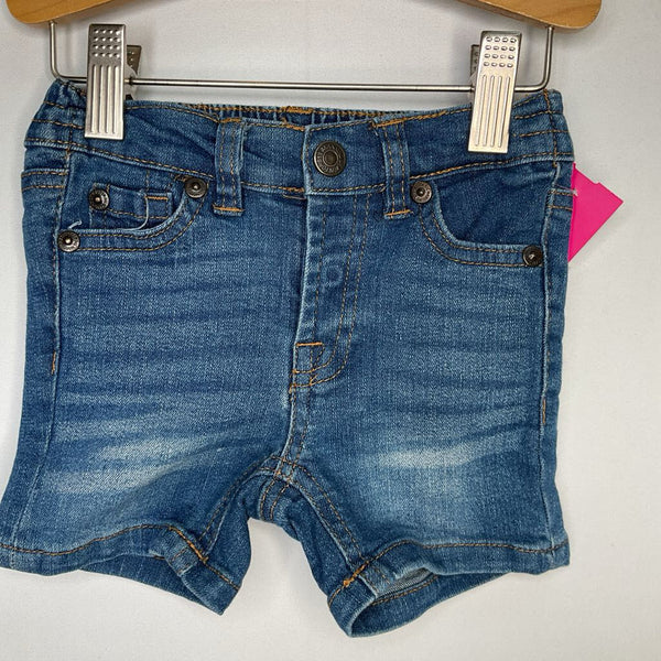 Size 12m: 7 For All Mankind Stretch Waist Denim Shorts