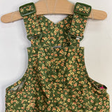 Size 6-7: Columbia Green/Pink/Yellow Floral Shortalls