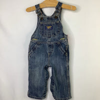 Size 9m: OshKosh Denim Snap-Up Overalls