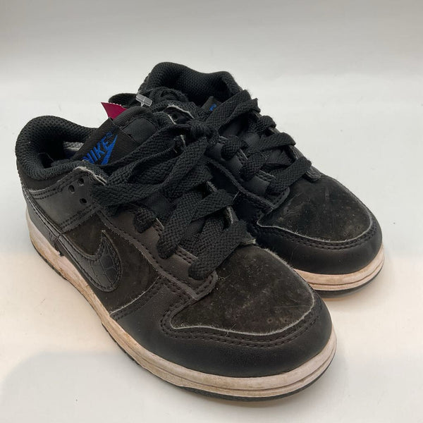 Size 11: Nike Air Jordans Black Faux Crocodile Sneakers