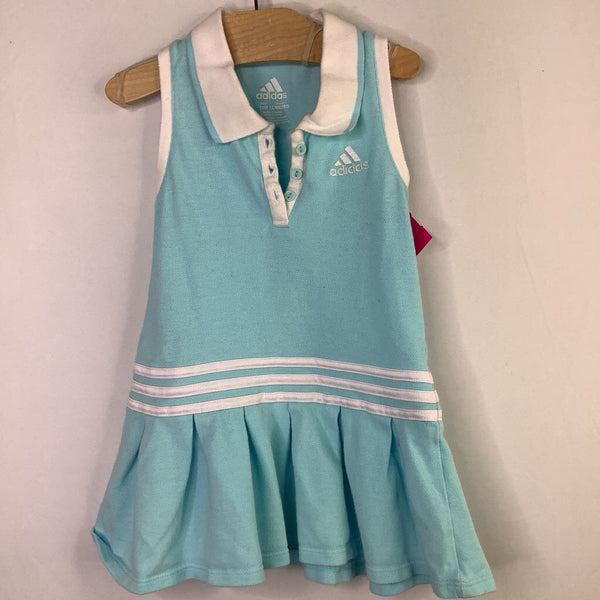 Size 12m: Adidas Blue/White Trim Tennis Dress