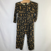 Size 18-24m: Kate Quinn Black/Brown Insects Romper