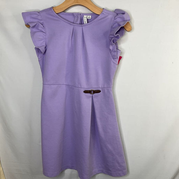 Size 10: Janie and Jack Purple Flutter Sleeve Dress