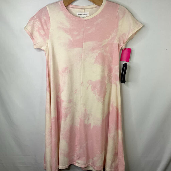 Size 10-12: Melrose and Market Pink/White Tie Dye Dress NEW w/ Tags