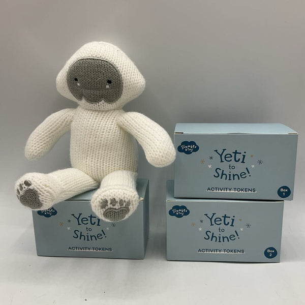 Slumberkins Yeti to Shine Activity Tokens/Plush Doll