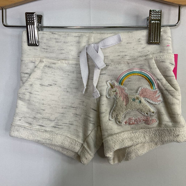 Size 2: Reflex Grey Unicorn Shorts