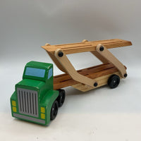 Melissa & Doug Wooden Car Carrier REDUCED- BASE ONLY