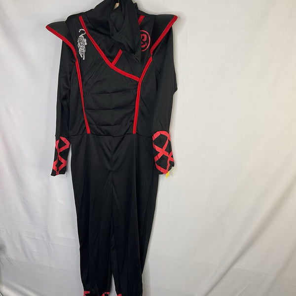 Size 8-10: Spooktacular Creations Black/Red Ninja 2pc Costume