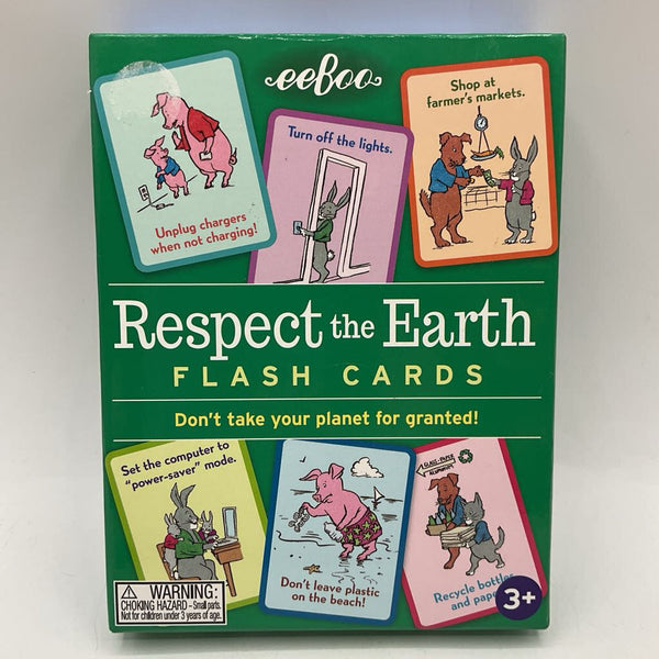 eeBoo Respect the Earth Flash Cards