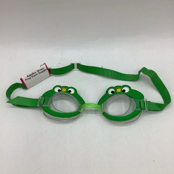 Aqualux Green Frog Swim Goggles