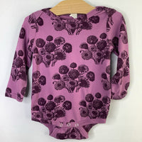 Size 18-24m: Kate Quinn Purple Floral Long Sleeve Onesie