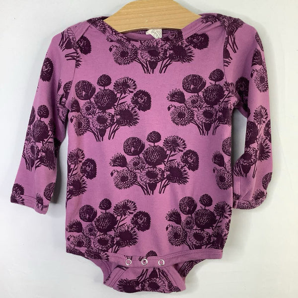 Size 18-24m: Kate Quinn Purple Floral Long Sleeve Onesie