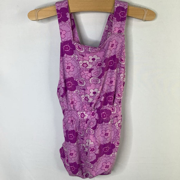 Size 18-24m: Kate Quinn Purple Floral Bubble Romper