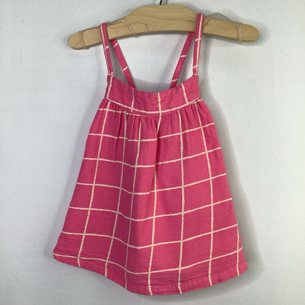 Size 4: Open Edit Pink/Orange Grip Strappy Blouse