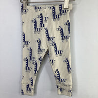 Size 6-12m: Bobo Choses Grey/Blue Zebras Cozy Pants