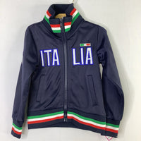 Size 12-24m: Navy/Multi 'Italia' Zip-Up Jacket