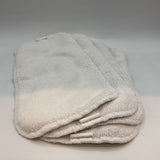 4pk White Diaper Inserts
