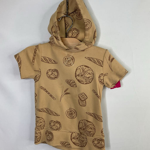 Size 2: Kate Quinn Brown Bread Hooded T-Shirt
