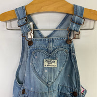 Size 18m: Oshkosh Blue Hearts Overalls REDUCED