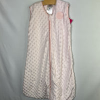 Size 6-12m (M): Halo Pink Textured Fleece Sleepsack