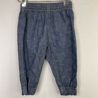 Size 6-9m: Tea Blue Chambray Soft Waist Pants