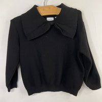 Size 4: Zara Black Bow Accent Collared Sweater